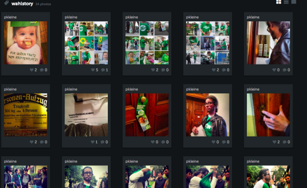 Wahlstory via Hastag #Wahlstory