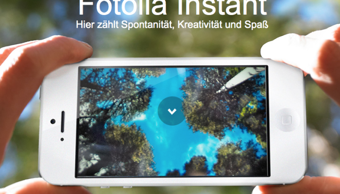 Smartphone-Fotografie mit Fotolia Instant: App und Kollektion.
