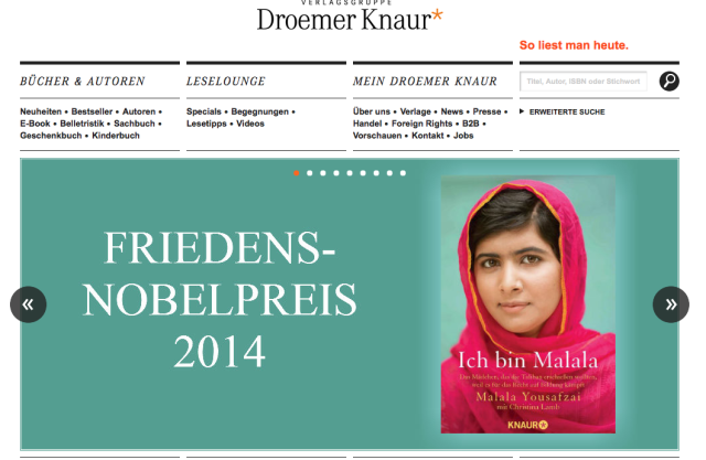 Droemer Knaur Website