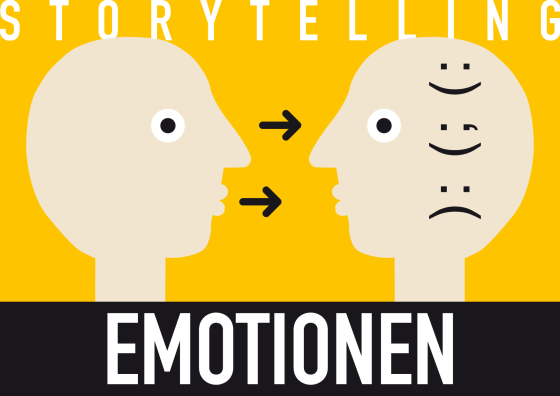 Storytelling: Gute Geschichten rufen Emotionen beim Publikum hervor.